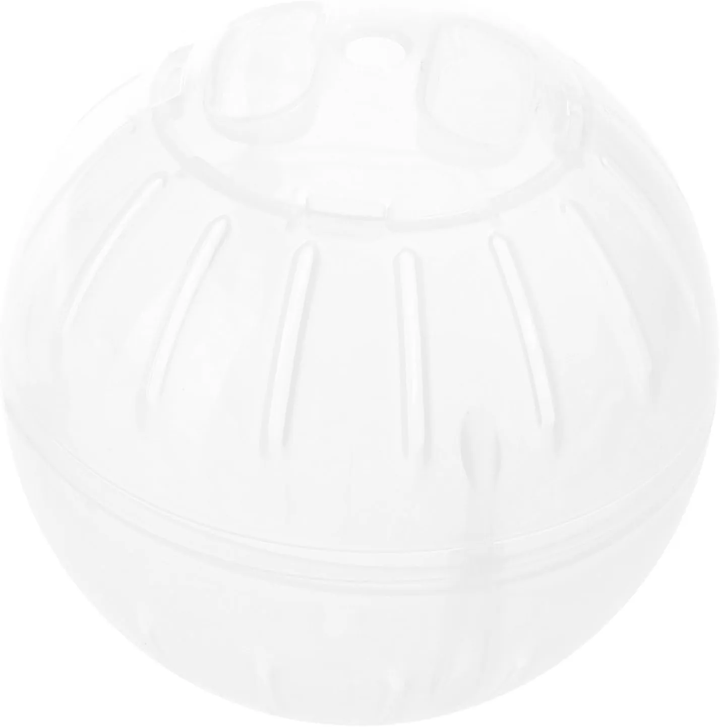 1Pc Silent Exercise Ball Plastic Spinner for Hamsters, Sugar Gliders, Mice, Gerbils - Small Animal Exercise Wheel in Multiple Colors - Health Supplies(White)