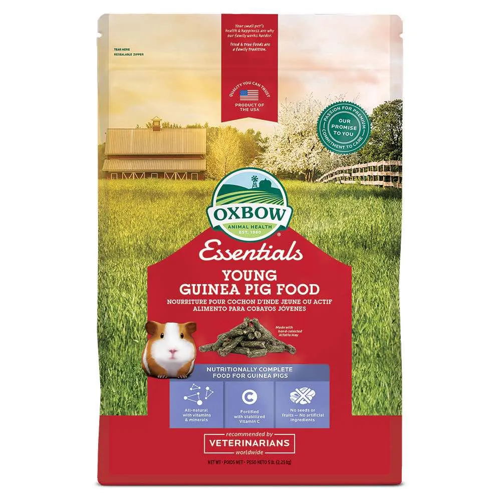 20% OFF: Oxbow Essentials Young Guinea Pig Food 10lb