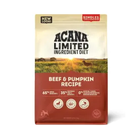 Acana Singles Limited Beef Pumpkin Recipe Dog Dry Food
