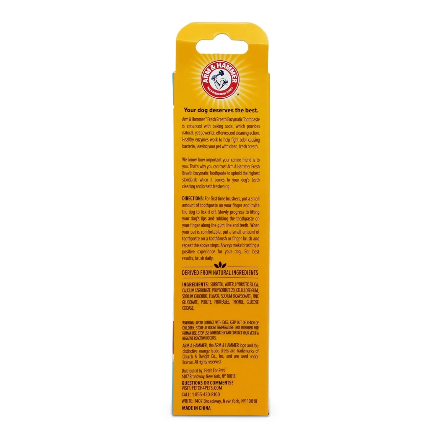 Arm & Hammer for Pets Dental Enzymatic Toothpaste for Dogs | No More Doggie Breath | Dog Toothpaste Safe for All Dogs and Puppies, Advanced Care, Chicken Flavor - 72 Pack