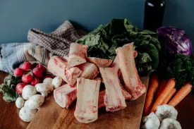 Canoe-Cut Beef  Marrow Bone Bundle - 5 lbs