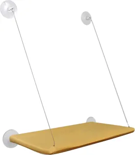 Cat Lounge Seat, Cats Bed and Window Hammock for All Kitties, Sturdy and Strong Suction Cups, Pussycat Comfortable Window Perch with Easy Set-Up