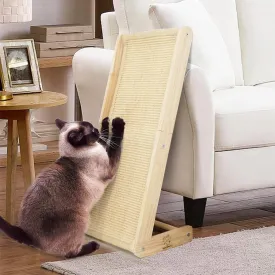 Cat Scratcher, L-Shape Cat Scratcher for Indoor Cats, Three Modes Cat Scratcher, Durable Natural Sisal Cat Scratch Furniture ProtectorFree Catnip