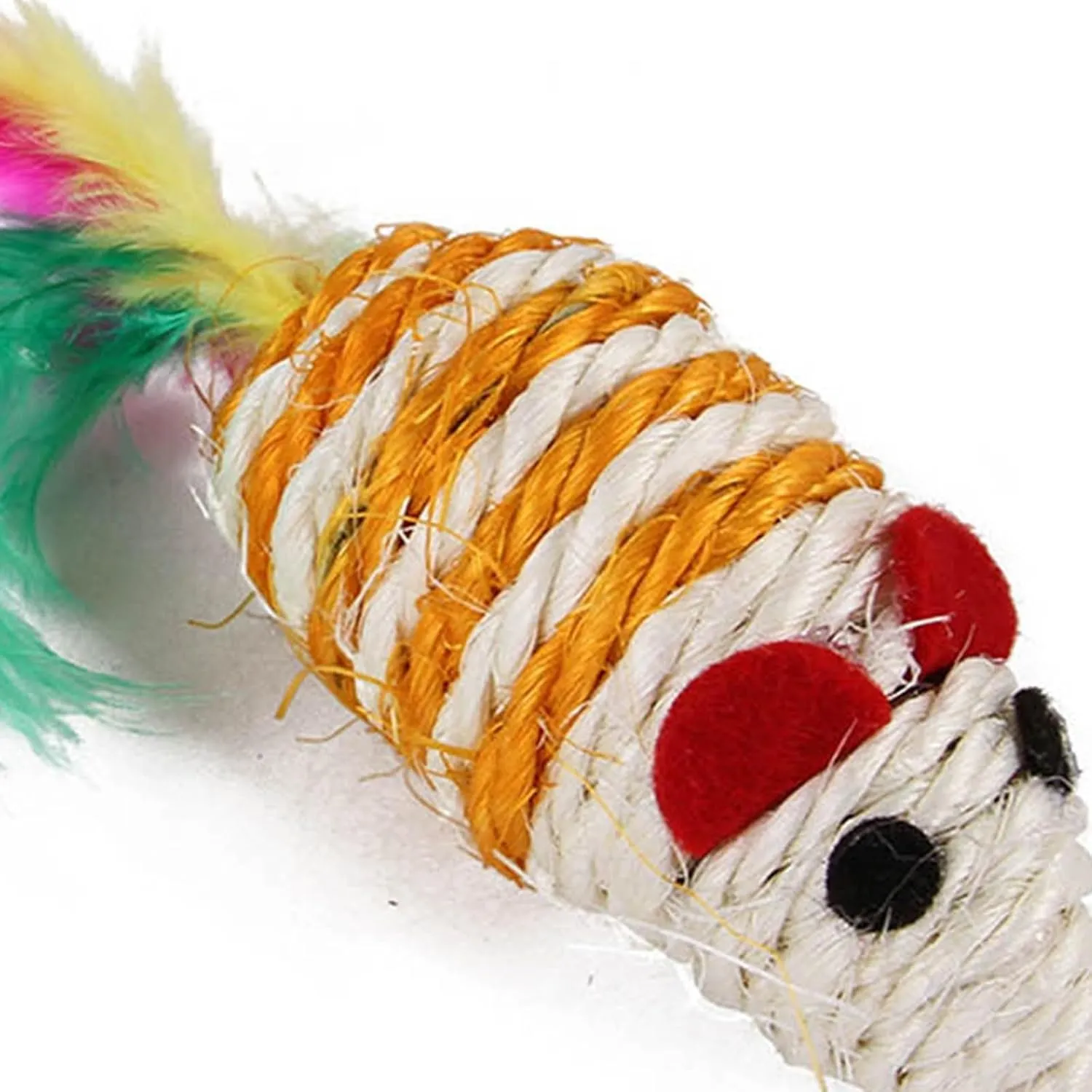 Cat Toys Toys Set 21 PCS Toys Assortments Including Tunnel Cat Feather Teaser Wand Sisal Mice Bell Crinkle Interactive Cat Toys for Indoor Cats (Green, One Size)