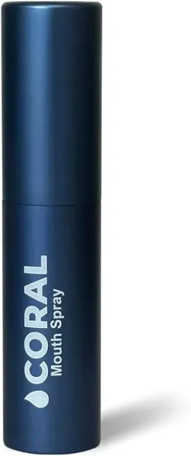 Coral Nano Silver Gentle Mint Moisturizing Natural Xylitol Mouth Spray, Sugar-Free, for Dry Mouth and Fresh Breath - 10 ML