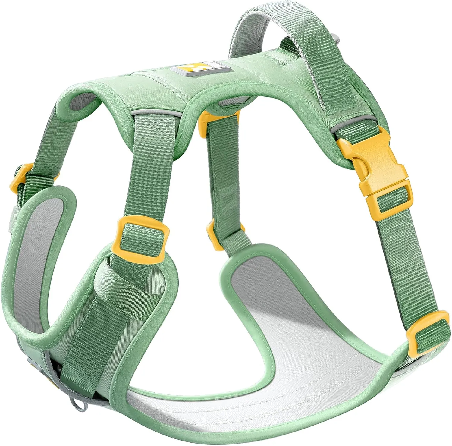 Core Dog Harness with Handle and Pocket, Sliver ion Inner Fabric, Wear-Resistant Shell Fabric, Reflective and Soft Padded (Avocado Green, Size Medium)