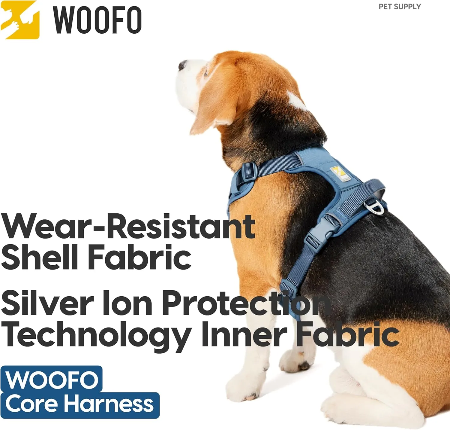 Core Dog Harness with Handle and Pocket, Sliver ion Inner Fabric, Wear-Resistant Shell Fabric, Reflective and Soft Padded (Avocado Green, Size Medium)