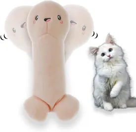 D&J Floppy Buddy Electric Interactive Moving cat Kicker Catnip Toy for Indoor Cats Pets Kittens Dogs