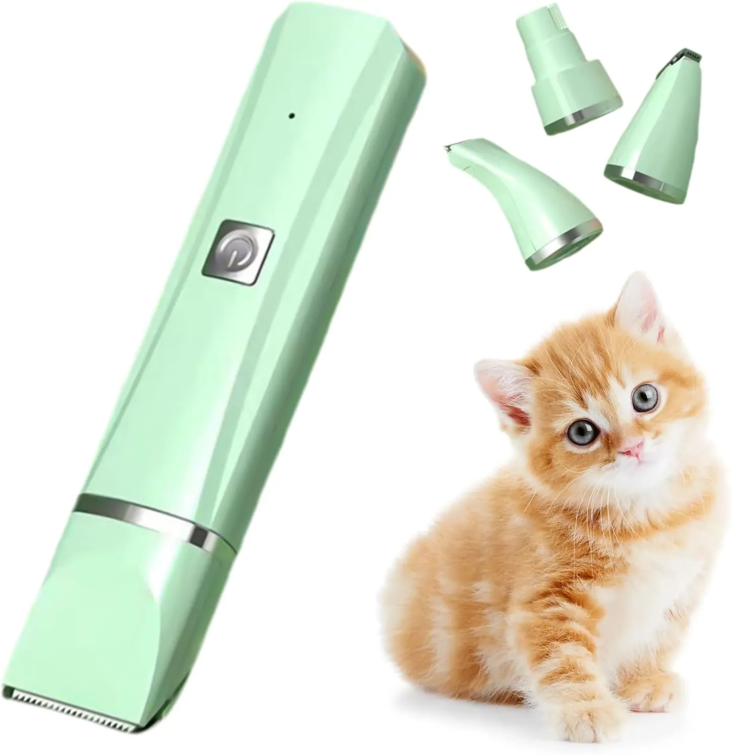 Dog Clippers for Grooming,Grooming kit 4 in 1 with Nail Grinder,Adaptable for Large and Small Dogs and Cats,Low Noise USB Rechargeable,Shaver Grooming Supplies for Pet Cats Dogs