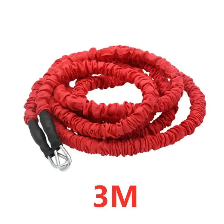 Double resistance band pull pull rope stretch track and field track and field race force explosive jump
