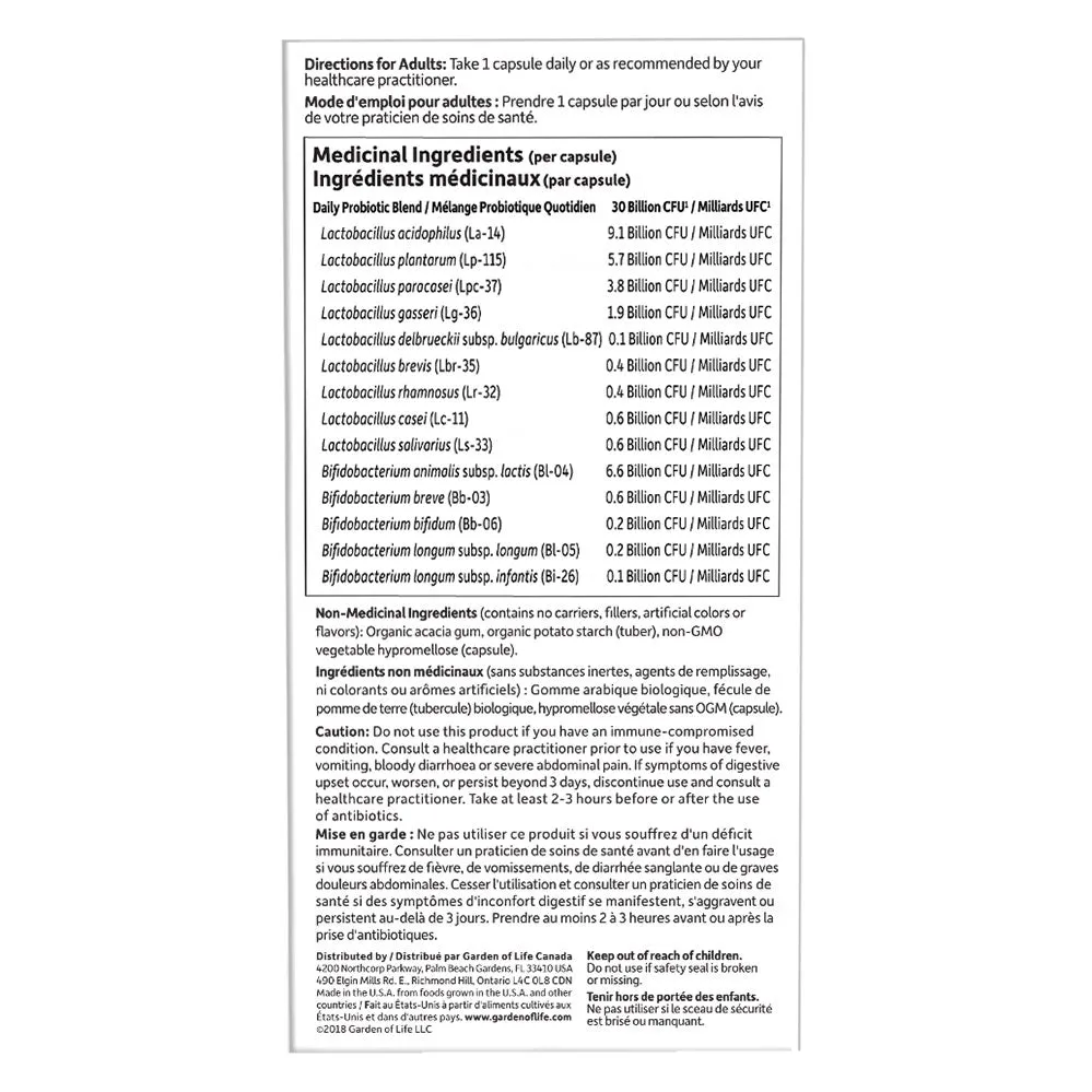 Dr. Formulated Probiotics Once Daily (30vcaps)