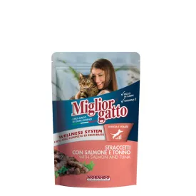 Migliorgatto Cat Strips With Salmon & Tuna 100g