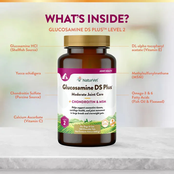 Naturvet Glucosamine DS Plus MSM and Chondroitin