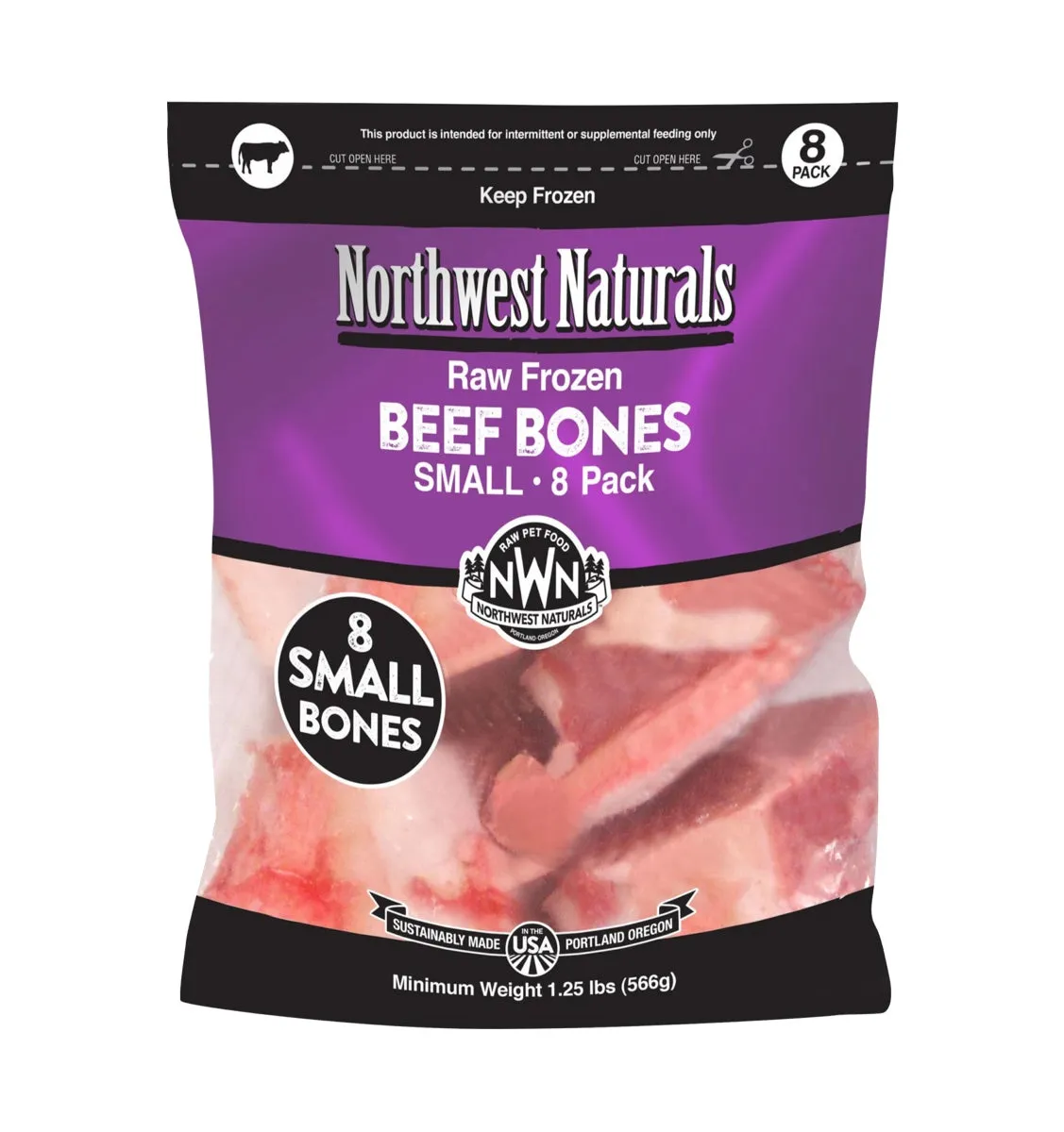 Northwest Naturals Raw Meaty Beef Marrow Bones