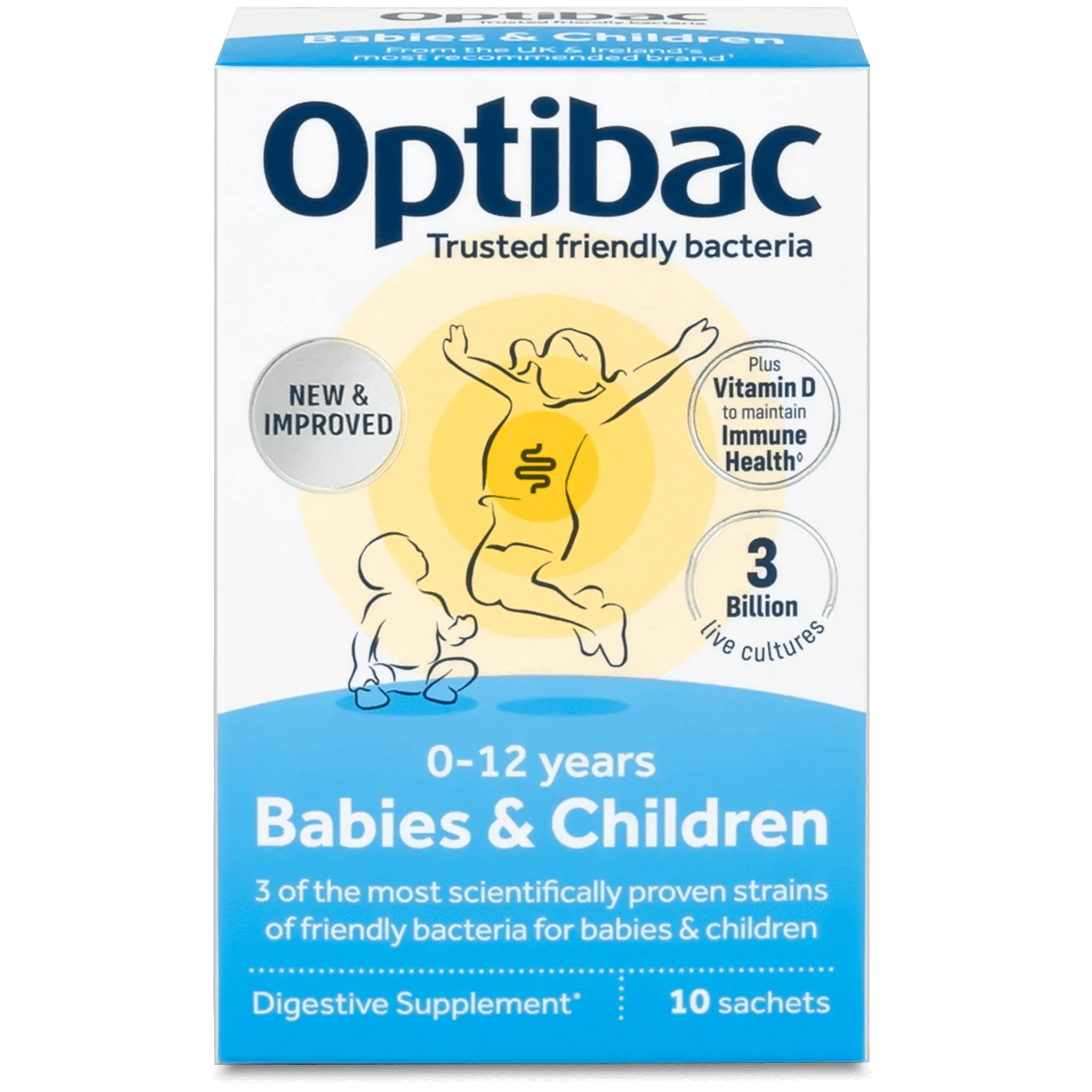 OptiBac For Babies & Children 10 Sachets
