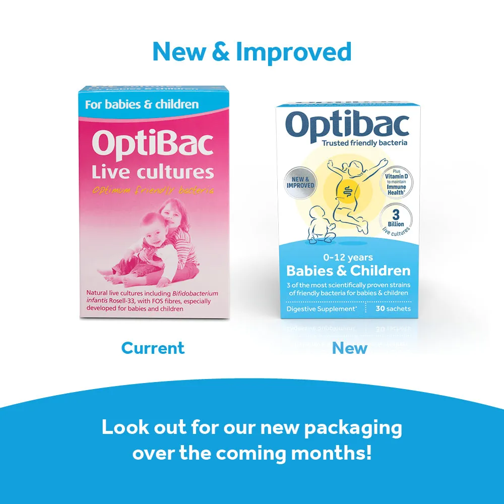 OptiBac For Babies & Children 10 Sachets