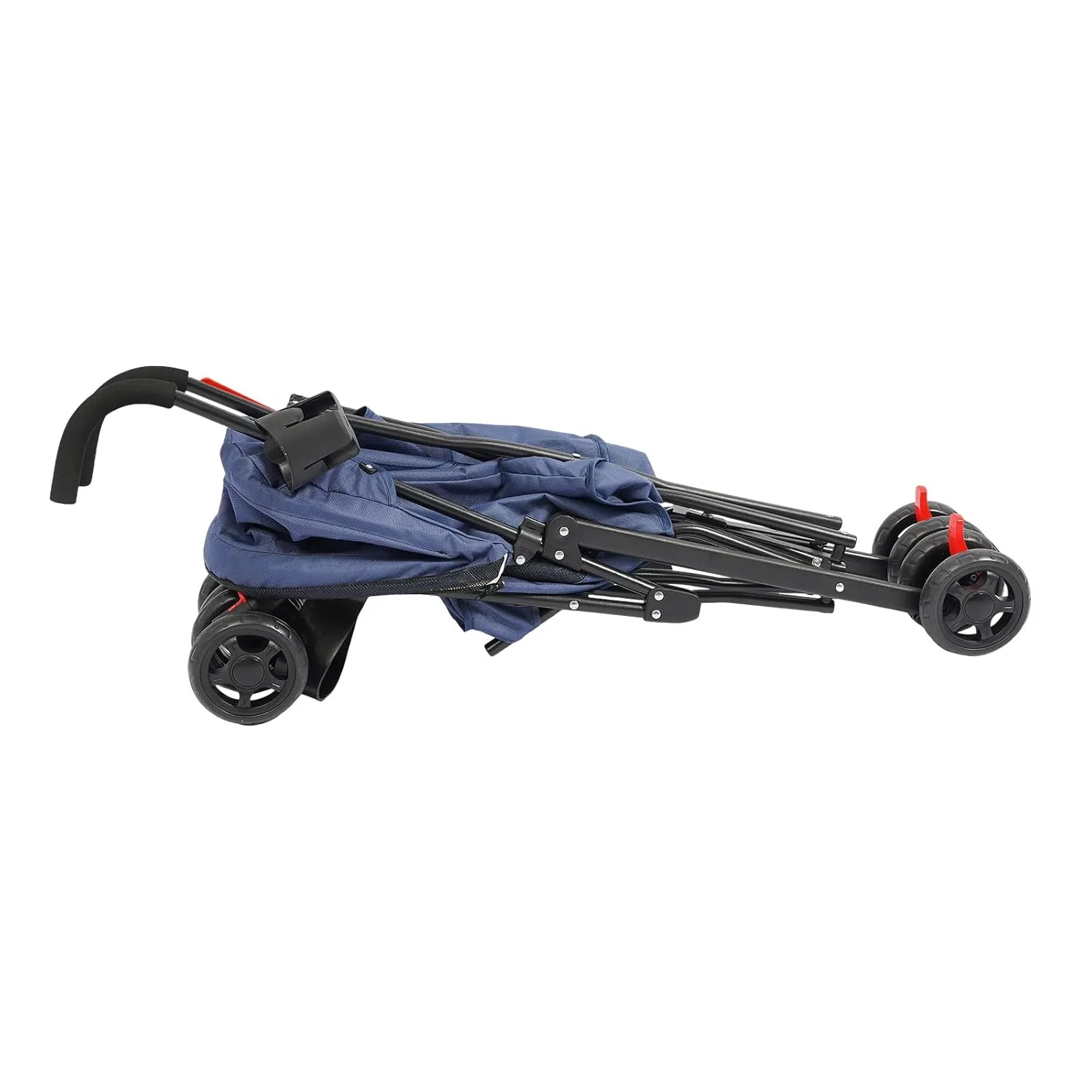 Pet Stroller W/4 Wheels, Pet Travel Stroller, Blue Foldable Pet Travel Carrier, Medium Dog Stroller, Multifunction Dog Cat Jogger Stroller, Pet Strolling Cart, Foldable Pet Stroller