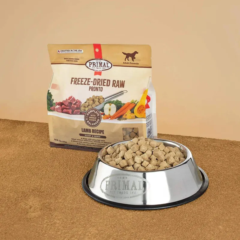 Primal Dog - Freeze Dried Raw - Pronto - Lamb