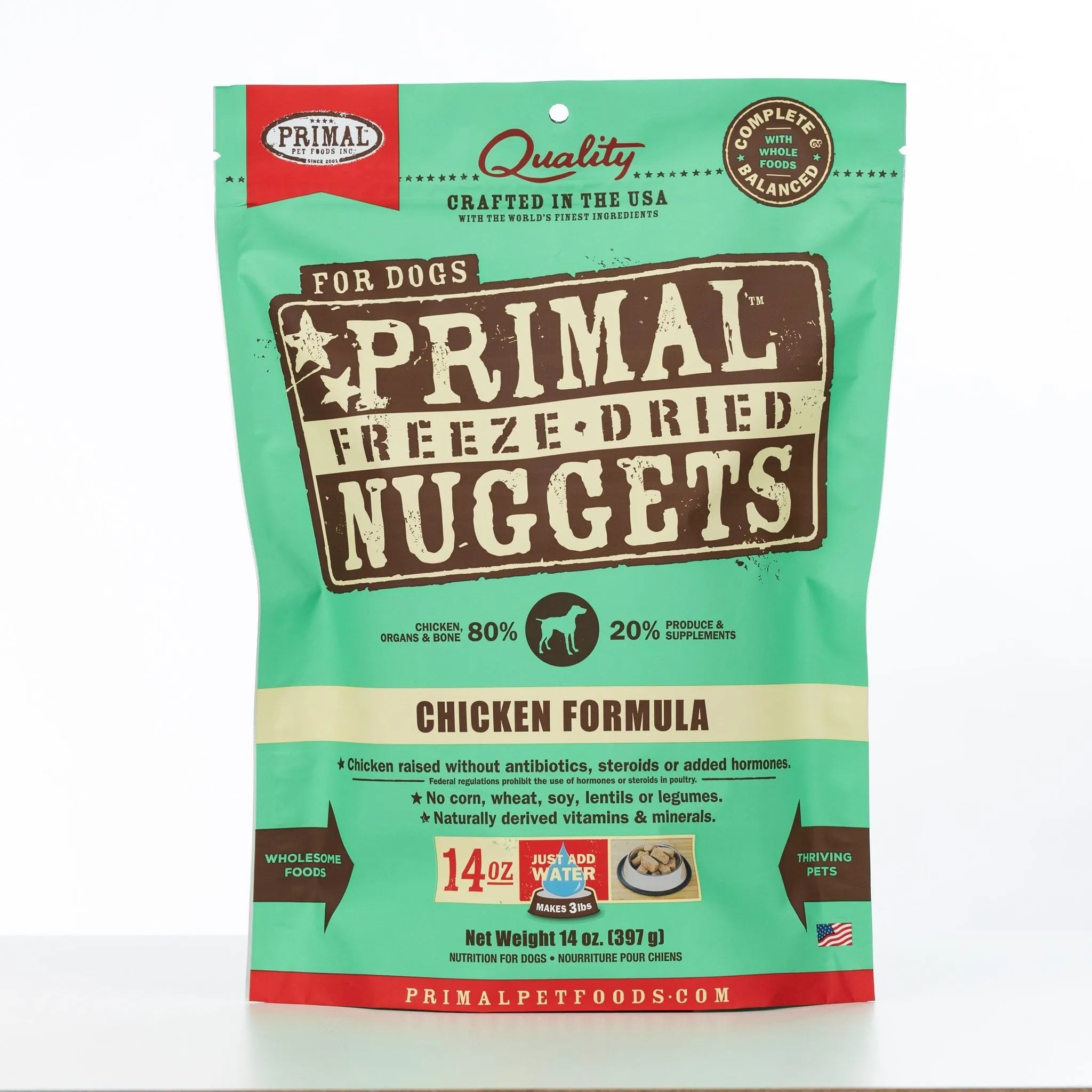 Primal Freeze Dried Raw Food for Dogs - Chicken (14oz)