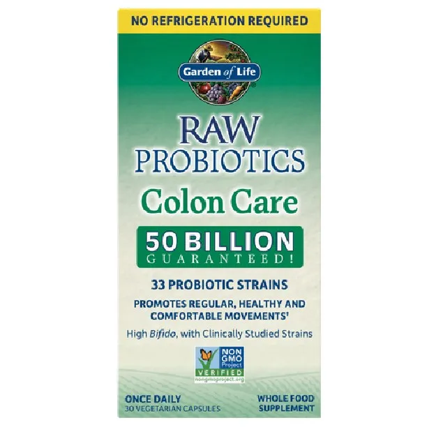 Raw Probiotics Colon Care Shelf-Stable