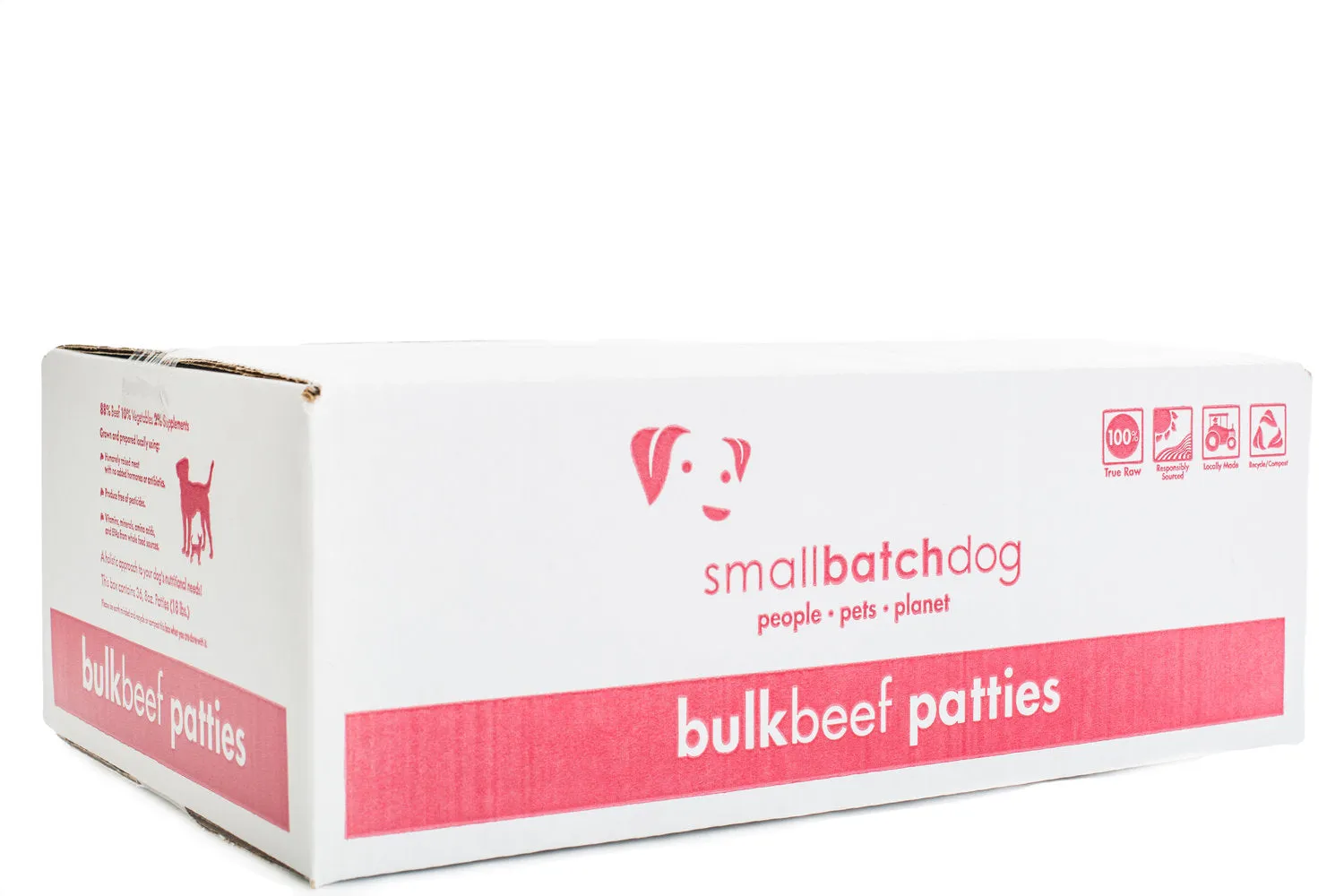 Smallbatch Frozen Beef Batch Dog Food