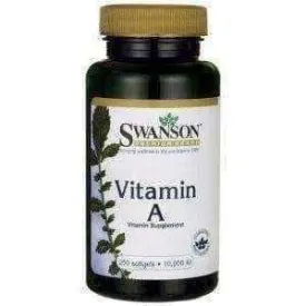 SWANSON Vitamin A 10000IU x 250 capsules