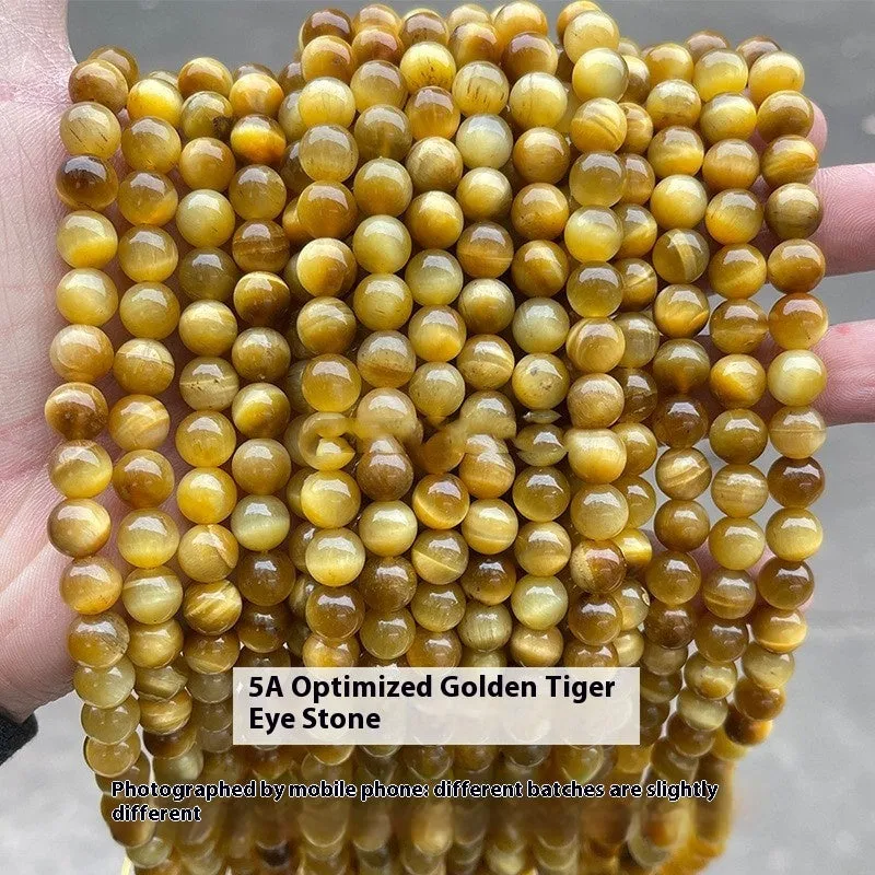 Tiger Eye Stone Loose Bead  Jewelry Accessories